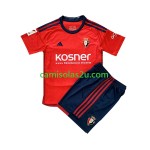 Camisolas de futebol CA Osasuna Criança Equipamento Principal 2023/24 Manga Curta